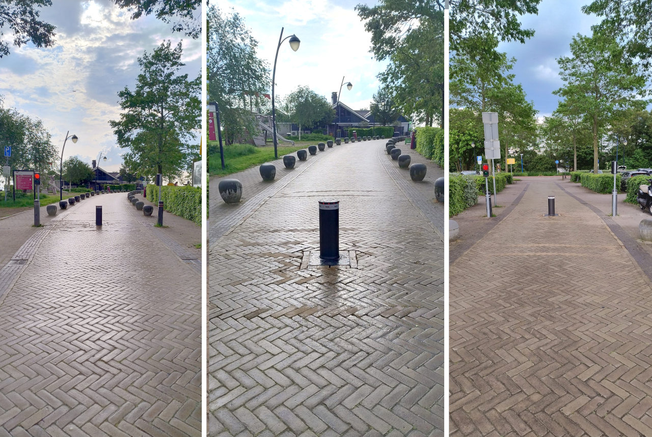 Dissuasore protegge l'accesso ai solo autorizzati della struttura Westeinderplassen