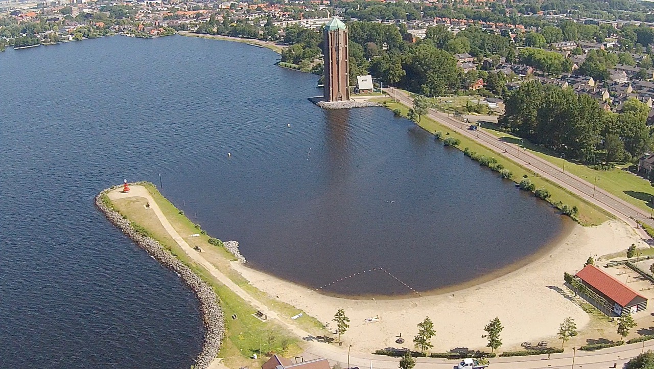 Panoramica dall'alto di Westeinderplassen
